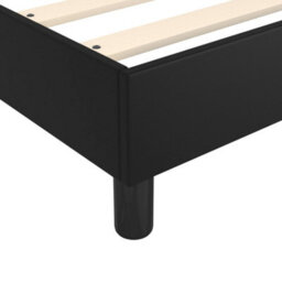Berkfield Box Spring Bed Frame Black 180X200Cm 6Ft Super King Faux Leather - thumbnail 7