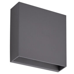 CGC Lighting Cgc Sian Dark Grey Up Down Led Wall Light Outdoor Ip65 Weatherproof Polycarbonate 4000K Led Outside Door Patio Lamp - thumbnail 2