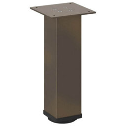 Berkfield Coffee Table Legs 4 Pcs Natural Steel 42-44 Cm Steel - thumbnail 4