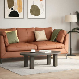 Berkfield Coffee Table Legs 4 Pcs Natural Steel 42-44 Cm Steel - thumbnail 3