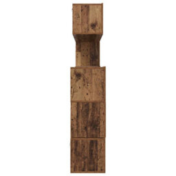 Berkfield Tv Cabinet Set 8 Pcs Old Wood 80 X 30 X 30 Cm Engineered Wood - thumbnail 9