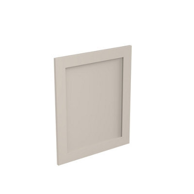 Kitchen Kit Appliance Door 596mm Shaker - Ultra Matt Light Grey - image 1