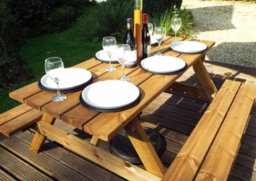 Charles Taylor Trading Charles Taylor Six Seater Picnic Table - thumbnail 3