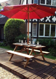 Charles Taylor Trading Charles Taylor Six Seater Picnic Table - thumbnail 5