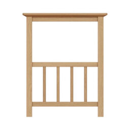 Fwstyle Natural Oak Magazine Rack Ready Assembled - thumbnail 3