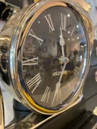 Home Luxe Interiors Hollywood Crown Mantle Clock Silver - thumbnail 4