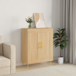 Berkfield Classic Sideboard Sonoma Oak 69.5X34X90 Cm Engineered Wood - thumbnail 2