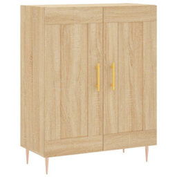 Berkfield Classic Sideboard Sonoma Oak 69.5X34X90 Cm Engineered Wood - thumbnail 1