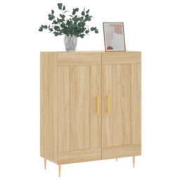 Berkfield Classic Sideboard Sonoma Oak 69.5X34X90 Cm Engineered Wood - thumbnail 3