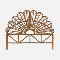 Sweeek - Dark Rattan Headboard Anggun 140X6X115 Cm - thumbnail 2