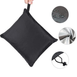 Waterproof Protective Cover For Firewood Rack, 210D Oxford Pvc Fabric, With Handles And Vents, 244 X 61 107 Cm - thumbnail 9