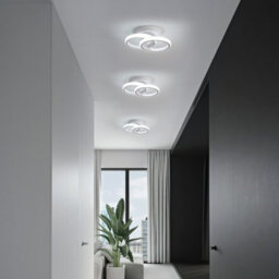Pheashine Led Ceiling Light, 6500K, Modern Creative Design, Suitable For Hallways, Bedrooms, And Living Rooms (White) - thumbnail 6