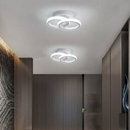Pheashine Led Ceiling Light, 6500K, Modern Creative Design, Suitable For Hallways, Bedrooms, And Living Rooms (White) - thumbnail 2