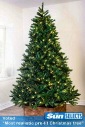 Christmas Tree World The 5Ft/150Cm Ultra Devonshire Fir Pre-Lit With Warm White/white Colour Change Leds - thumbnail 8
