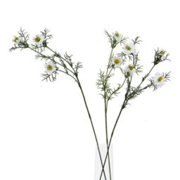 Hill Interiors The Natural Garden Collection Love In A Mist Nigella Artificial Flower White (68Cm X 9Cm X 9Cm) - thumbnail 3