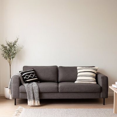Wyld Haus San Sebastian 3-Seater Sofa Light Grey Fabric - image 1