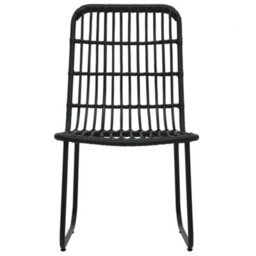 Berkfield 5 Piece Outdoor Dining Set Poly Rattan And Glass - thumbnail 4