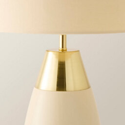 Valuelights Hurst Cream Large Touch Table Lamp With Matching Drum Lamp Shade - thumbnail 5