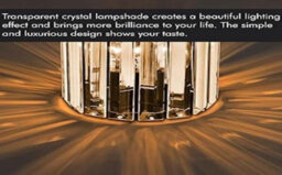 Set Of 2 Modern Ceiling Lights Small Crystal Flush Mount Chandelier For Entryway, Hallway, Kitchen - thumbnail 9