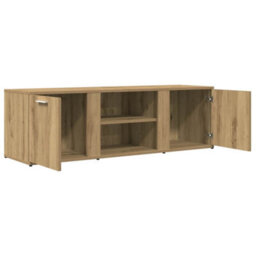 Berkfield Durable Tv Cabinet Artisan Oak 120X34X37 Cm Engineered Wood - thumbnail 5