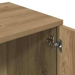 Berkfield Durable Tv Cabinet Artisan Oak 120X34X37 Cm Engineered Wood - thumbnail 8