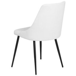 Beliani Set Of 2 Dining Chairs Valerie Faux Leather White - thumbnail 7
