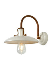 Lucide Römer Cottage Wall Light - 1Xe27 - Cream - thumbnail 1