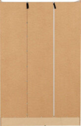 Seconique Nevada 3 Door 2 Drawer Mirrored Wardrobe In Black Gloss Finish - thumbnail 8