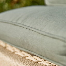 Dibor Set Of 4 Green Summer Outdoor Garden Chair Seat Pad Cushions - thumbnail 4