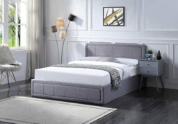 Home Treats Small Double Grey Ottoman Storage Bed Frame With Pocket Sprung Mattress - thumbnail 8
