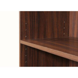 Bookcase Medium Narrow In Walnut Modern Bookcase Storage Shelving For Home - thumbnail 5