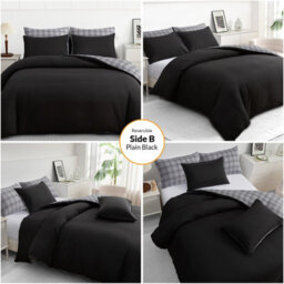 Pamposh Grace Single Duvet Cover Set Premium Microfiber Reversible Duvet Cover Single 2 Pcs Ultrasoft Hypoallergenic With Zipper Closure - thumbnail 7