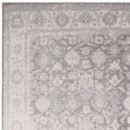The Rug Edit Grey Ivory Traditional Muse Persian Medallion Rug - thumbnail 5
