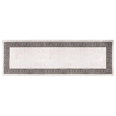 Walplus Rug Washable 80X300 Cm Light Beige Anti Slip - image 1