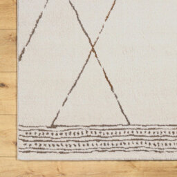 Livabliss Freud-Modern Ivory Brown High Pile Living Dining Bedroom Rug 200 X 275 Cm Easy Care, Non Shedding - thumbnail 7