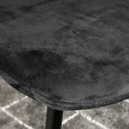 Bravich Ron Velvet Dining Chair - Grey - thumbnail 9