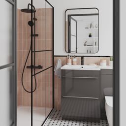 GoodHome Imandra Gloss Anthracite Freestanding Bathroom Cabinet (H) 820mm (W) 600mm - thumbnail 9