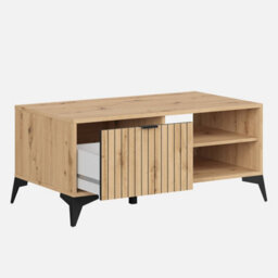 Heze Furniture Lammy Coffee Table With Storage - Artisan Oak - thumbnail 4