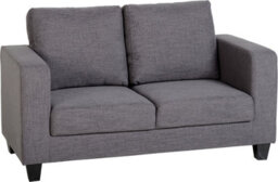 Seconique Tempo Two Seater Sofa In Grey Fabric Contemporary And Minimalist - thumbnail 6