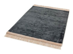 Petrol/pink Handmade Kilim Luxurious Modern Plain Easy To Clean Rug For Dining Room Bed Room And Living Room-200Cm X 290Cm - thumbnail 4