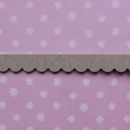 (Pack Of 2) Small Scallop Trims - Unprimed - 1M Long - Wall And Shelf Edging Mdf Wood (By Trims & Co.) - thumbnail 3