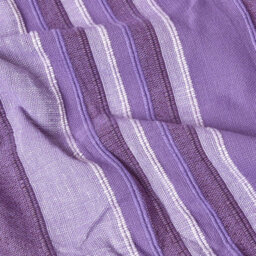 Homescapes Cotton Morocco Striped Mauve Throw, 150 X 200 Cm - thumbnail 4