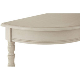 Orsina Grey Rounded Console Table For Hallway, Pine Wood Wood Table For Home And Office Décor - thumbnail 8
