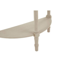 Orsina Grey Rounded Console Table For Hallway, Pine Wood Wood Table For Home And Office Décor - thumbnail 9