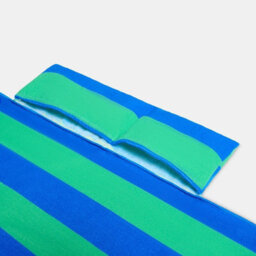 Ohs Stripes Beach Towel With Bag Quick Dry Absorbent Travel Spa - thumbnail 6
