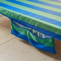 Ohs Stripes Beach Towel With Bag Quick Dry Absorbent Travel Spa - thumbnail 2