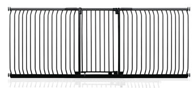 Safetots Extra Tall Elite Safety Gate, 271Cm - 280Cm, Matt Black, Extra Tall 96.8Cm In Height, Pressure Fit Stair Gate - image 1