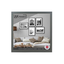 "AK Frames Sleek 20X20"" Dark Grey Thin Modern Picture Frame - Slim And Design For Posters, Prints And Photos - Elegant Wall Frame Decor" - thumbnail 1