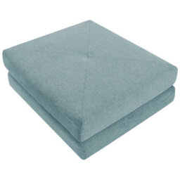 Wyld and Coco Minthome Convertible 1-Seater Sofa Bed In Mint Green Fabric - Fold-Out Single Sleeper With Removable Covers - thumbnail 8