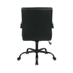 Lowarn Black Faux Leather Effect Office Chair (H)1070mm (W)580mm (D)670mm - thumbnail 5